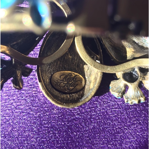 Kirks Folly hinged clamper cuff bracelet - Picture 3 of 10